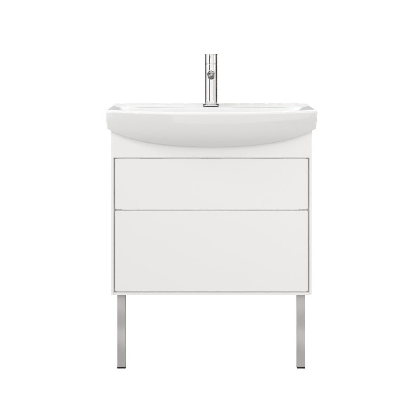 Тумба с умывальником Белюкс Клермонт Н 60-02, белый глянец