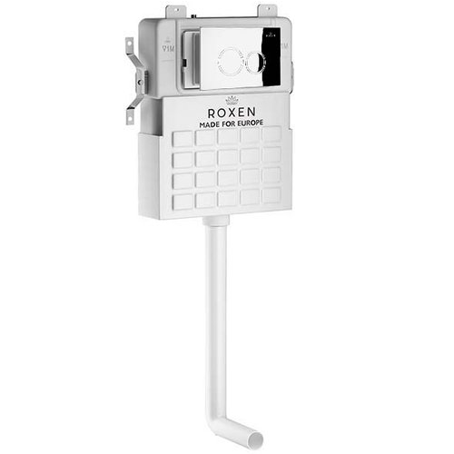 Комплект Roxen Attach 3в1 клавиша хром глянцевый