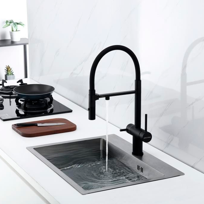 СМЕСИТЕЛЬ PAULMARK GRAVITY, черный/антрацит