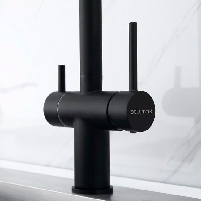 СМЕСИТЕЛЬ PAULMARK GRAVITY, черный/антрацит