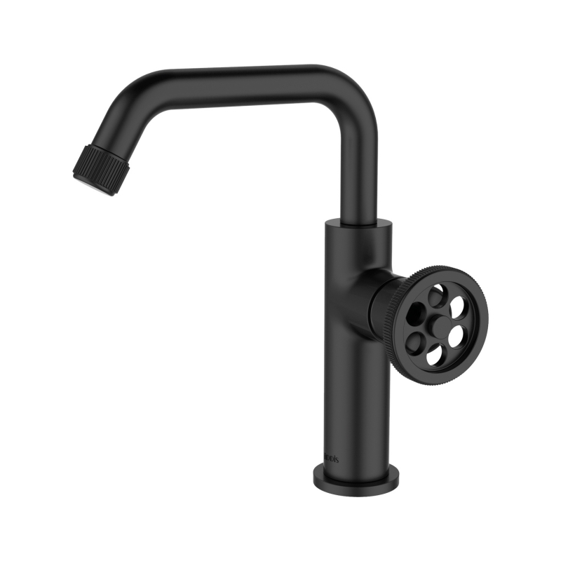 Смеситель для умывальника черный Grange IDDIS