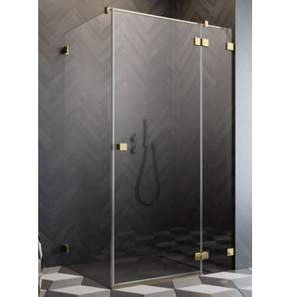 Душевой уголок Radaway Essenza Pro KDJ, H-200 см, стекло прозрачное, фурнитура золото