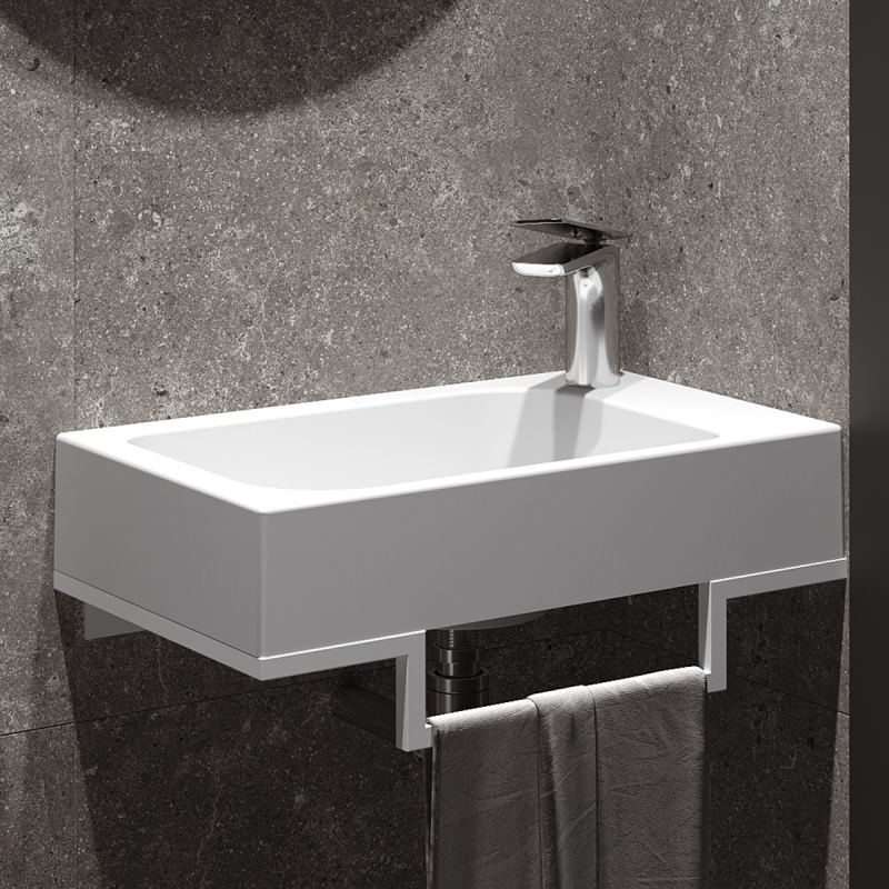 Умывальник Belux ТЕМПО-4 БЕЛЫЙ , ЛЕВЫЙ Belux