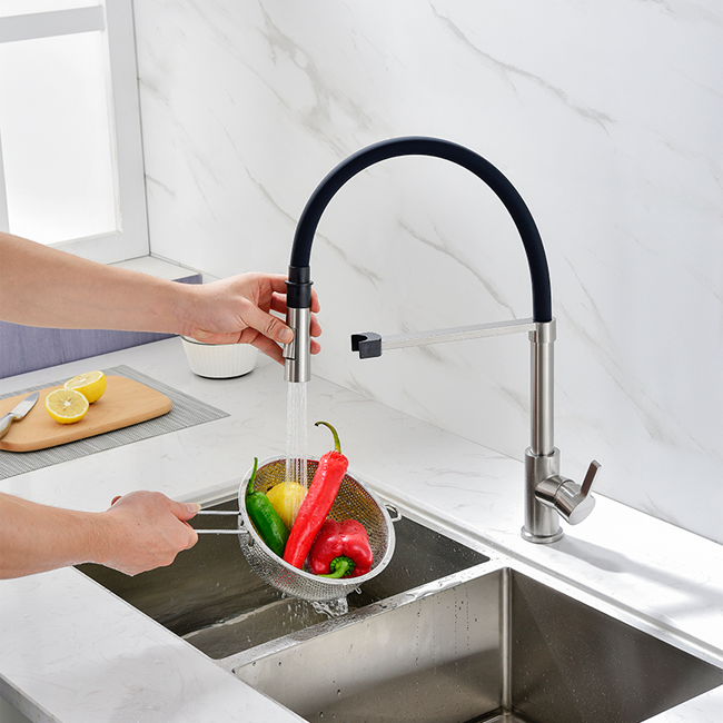 СМЕСИТЕЛЬ PAULMARK HALT HA214021-NI, (СТАЛЬНОЙ/НИКЕЛЬ)