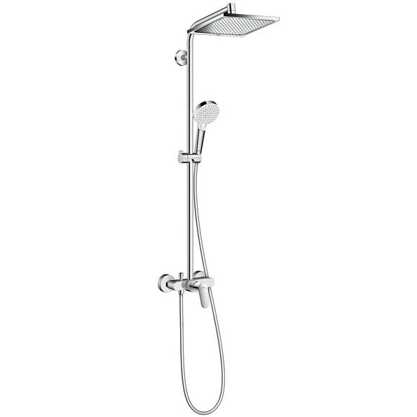 ДУШЕВАЯ СТОЙКА СО СМЕСИТЕЛЕМ HANSGROHE CROMETTA E 240 1JET SHOWERPIPE, хром