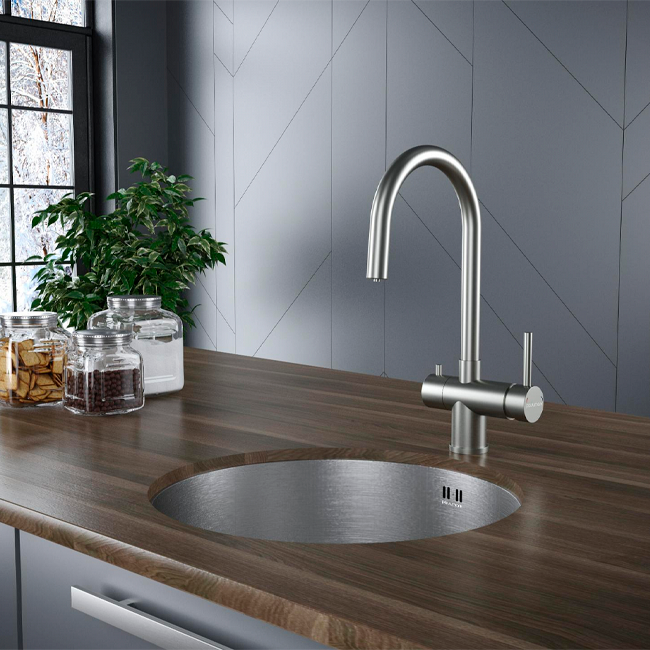 СМЕСИТЕЛЬ PAULMARK HELLER (СТАЛЬНОЙ/НЕРЖАВЕЮЩАЯ СТАЛЬ)