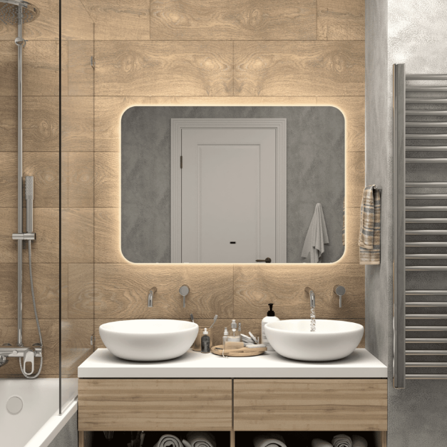 Зеркало Континент Burzhe LED ореольное свечение