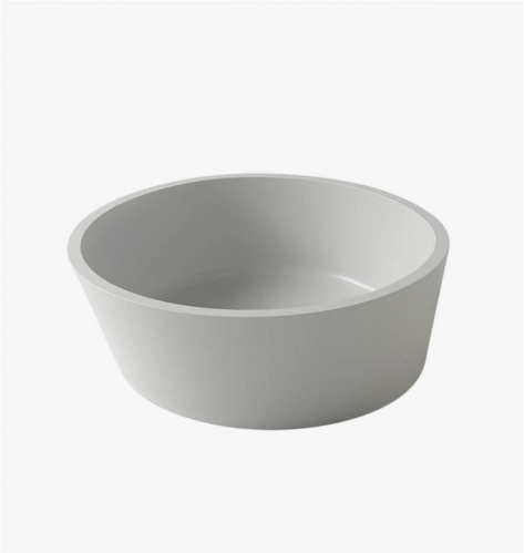 Раковина каменная Holbi Almatea 43*43*15  из Solid Surface (white)