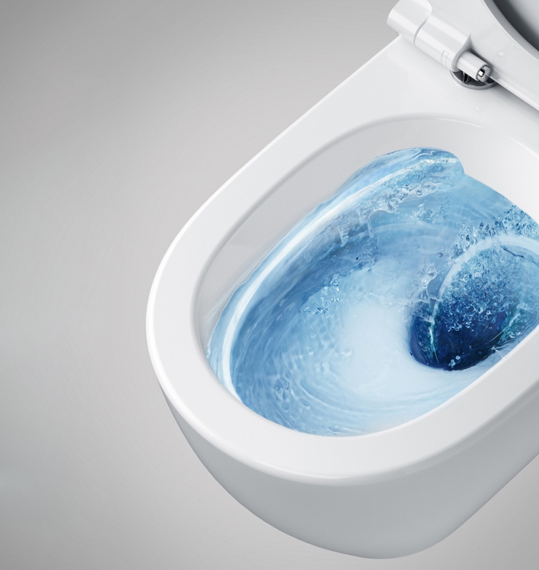 Унитаз подвесной Ideal Standard i.life O Tornado HydroTwist + сиденье тонкое Soft-clos