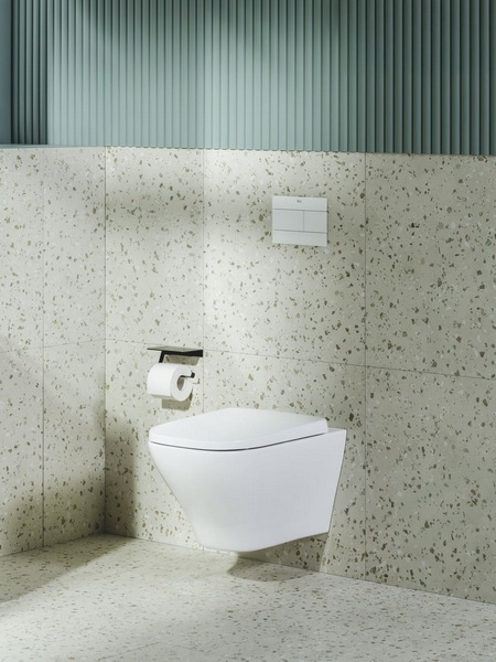 Унитаз подвесной Roca Optica Rimless® Vortex с пневмокрышкой