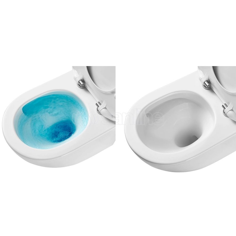 Комплект 6в1: Инсталляция AQUAme + Унитаз с сиденьем + Кнопка 