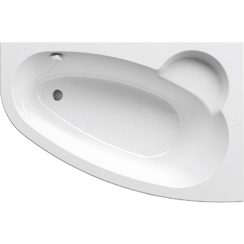 ВАННА АКРИЛОВАЯ RAVAK ASYMMETRIC с ножками