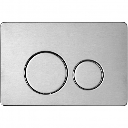 Кнопка смыва AQUAme 25x16 металл, сатин