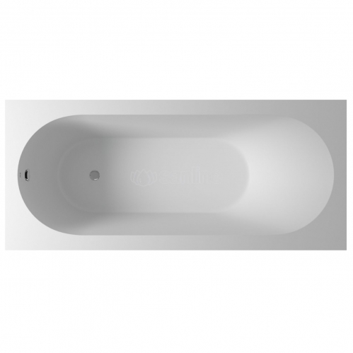 Ванна каменная Holbi Orion, из каменной массы Solid Surface, встраиваемая