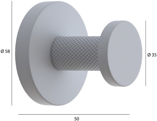 Крючок Boheme Uno черный