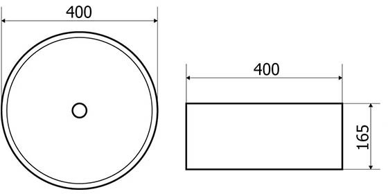 Умывальник Roxen Debba 40*40