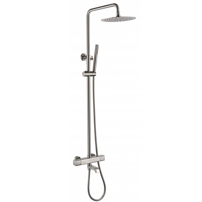 Душевая система наружного монтажа GROCENBERG нержавеющая сталь