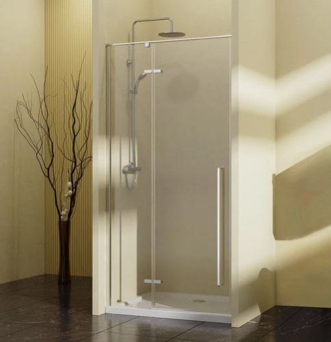 Душевая дверь Vincea Slim-N  100x195 прозрачное стекло / профиль хром