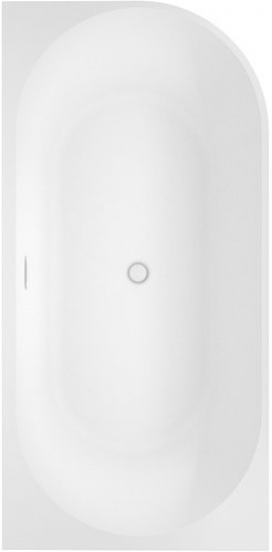 Ванна акриловая Wellsee Excellence Pro 170x75 (слив-перелив белый глянец) белый глянец (левая)