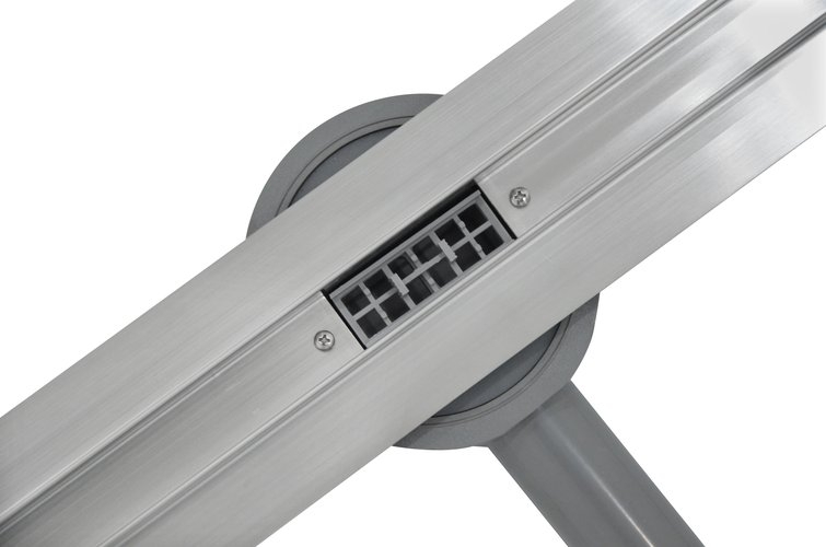 Душевой лоток Roxen Chrome Slim, сатин