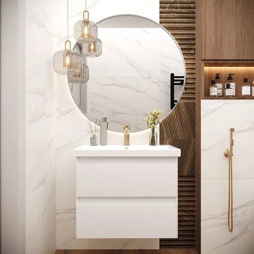 Тумба Vitrum с умывальником Cerastyle Elite, белый матовый