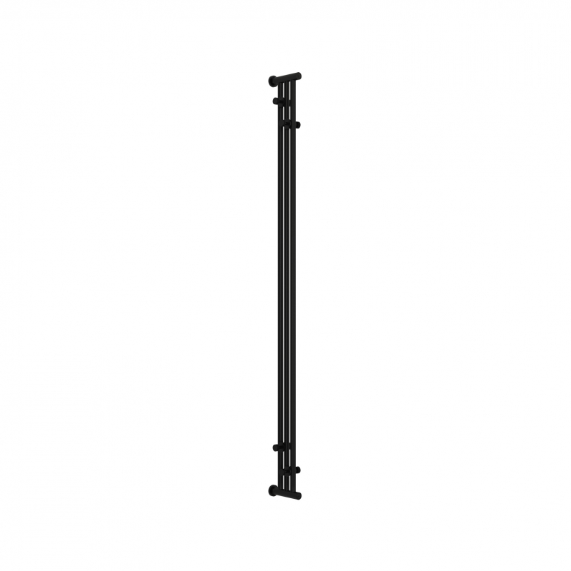 Полотенцесушитель Сунержа Хорда 1800х195, черный матовый с полимерным покрытием