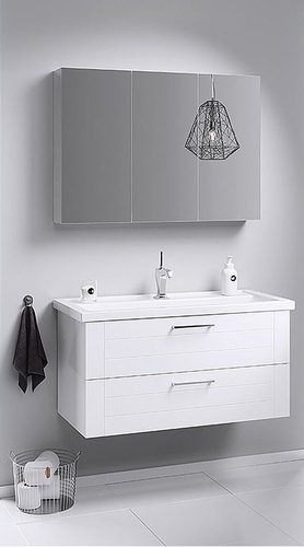 ШКАФ-ЗЕРКАЛО AQWELLA БЕЛЫЙ