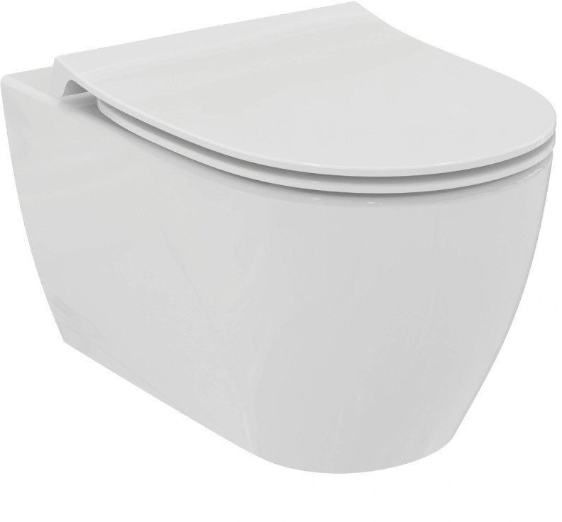 Унитаз подвесной Ideal Standard i.life O Tornado HydroTwist + сиденье тонкое Soft-clos