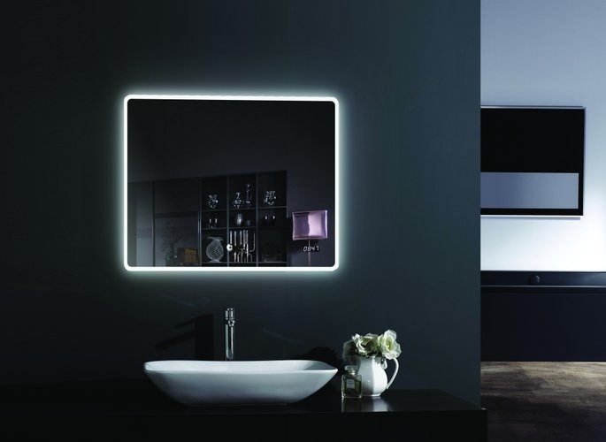 Зеркало Esbano с подсветкой 80х60 с функцией антизапотевания