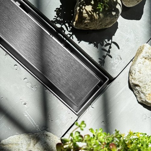 Душевой лоток Rea Neox Pro, матовая сталь