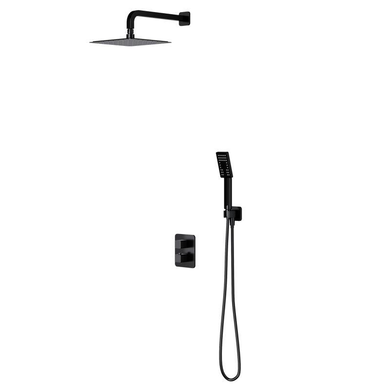 Душевая система Omnires Parma термостат, лейка 25x25, металл