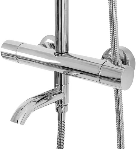 Душевая стойка Rea Lungo с термостатом, складной излив