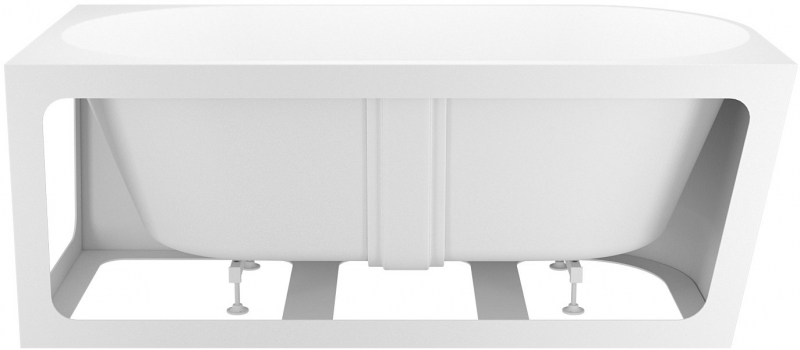 Ванна акриловая Wellsee Excellence Pro 170x75 (слив-перелив белый глянец) белый глянец (правая)