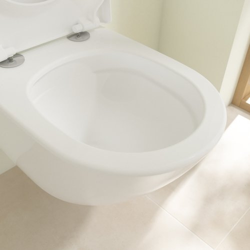 Подвесной унитаз Villeroy& Boch Subway 3.0 37x56 с сиденьем SoftClose безободковый