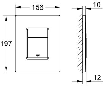 Накладная панель Grohe Skate Cosmopolitan