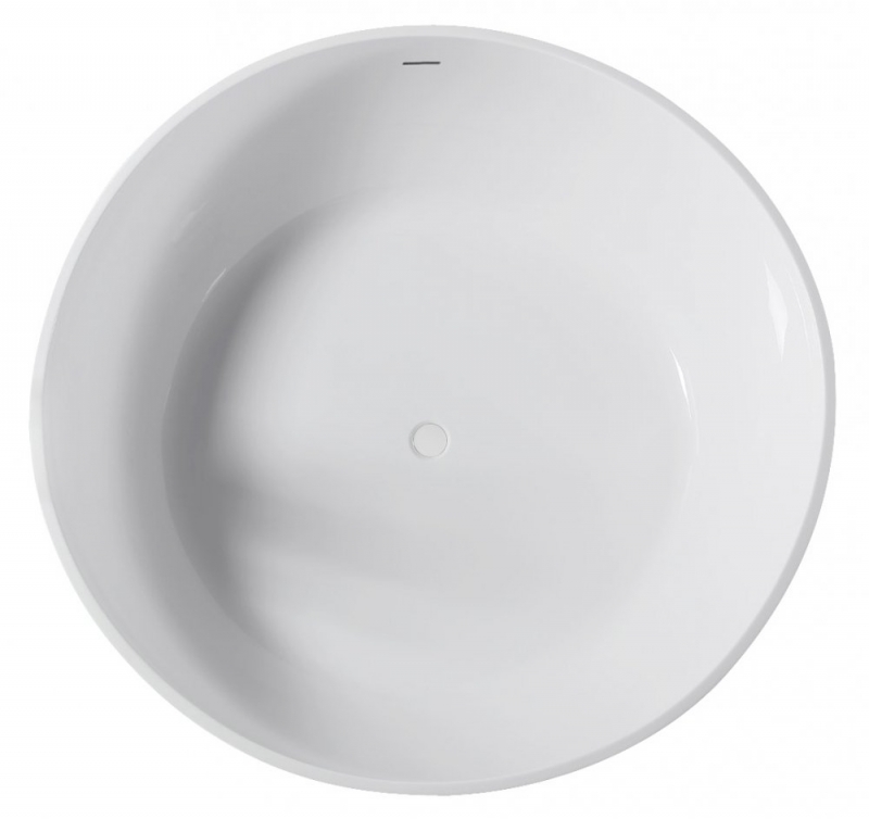 Ванна акриловая Abber 150x150 черная матовая