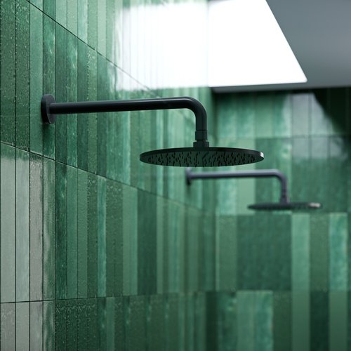 Верхний душ с кронштейном Omnires, графит