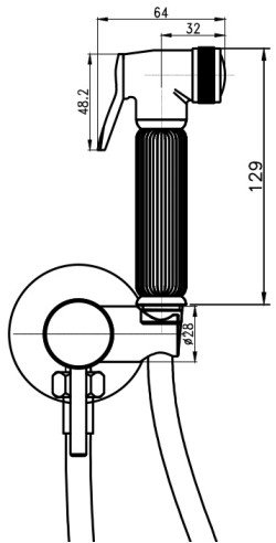 Гигиенический душ Vivi Felice 