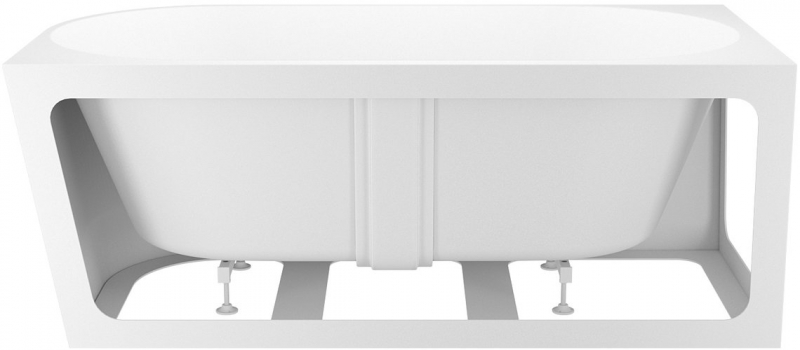Ванна акриловая Wellsee Excellence Pro 170x75 (слив-перелив белый глянец) белый глянец (левая)