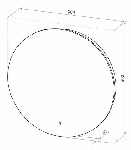 Зеркало Континент Ajour Eco LED 