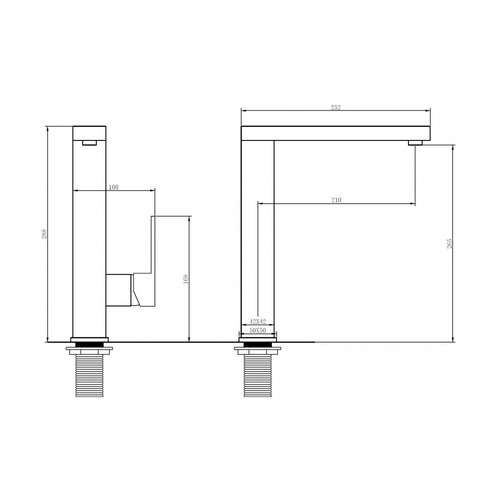 Смеситель для кухни Abber Daheim черный