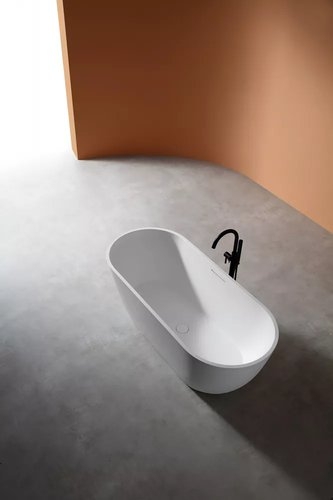 Ванна из искусственного камня Abber Frankfurt 170x75 белая