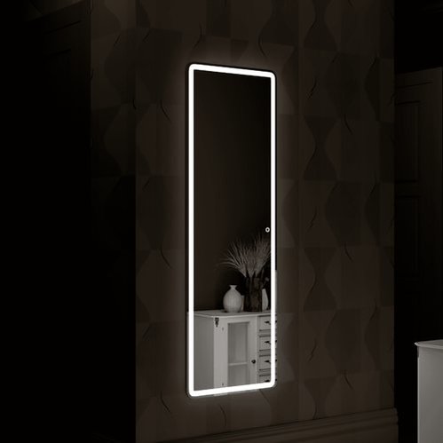 Зеркало Континент Loren LED 45,5x135 с подсветкой и сенсорным управлением