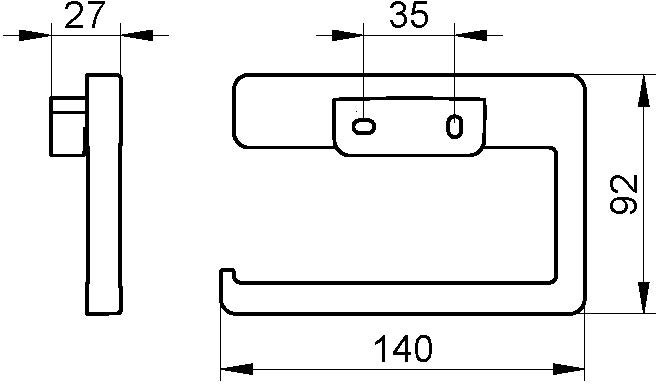 Держатель туалетной бумаги Keuco Moll