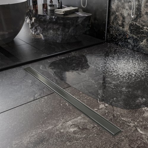 Душевой лоток Roxen Supra Gun Metal 