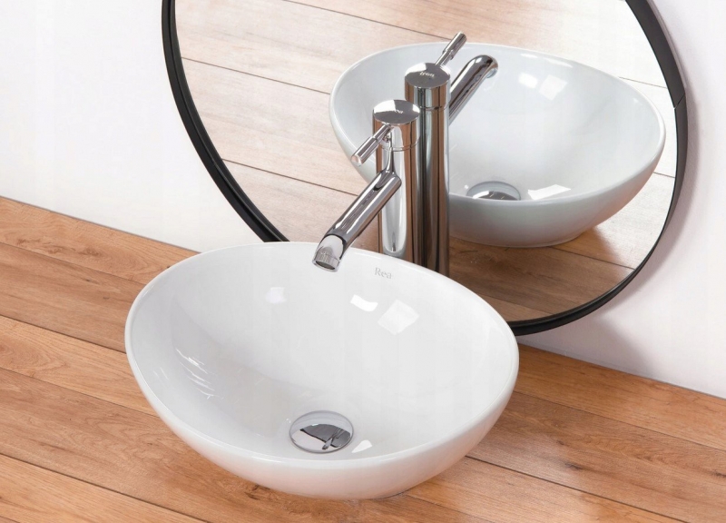 Умывальник Rea Avila 40,5x33,5 белый