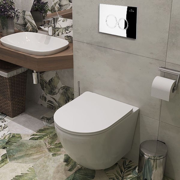 Комплект инсталляции Roxen StounFix Dual Fresh 508565 6 в 1 клавиша хром, с аромадозатором