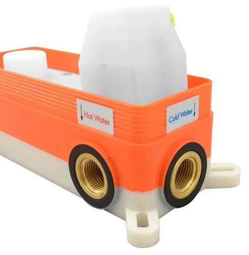 Душевая система скрытого монтажа Rea Lungo золото брашированное