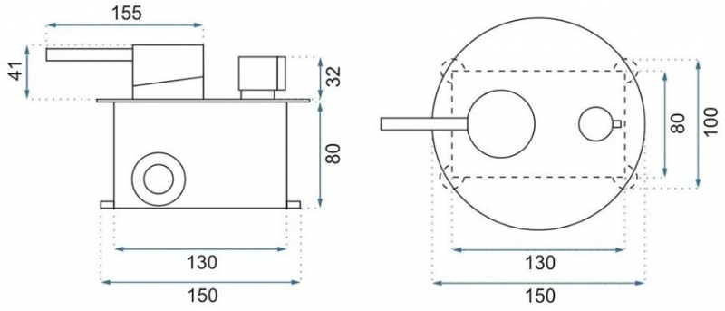 Душевая система скрытого монтажа Rea Lungo золото брашированное