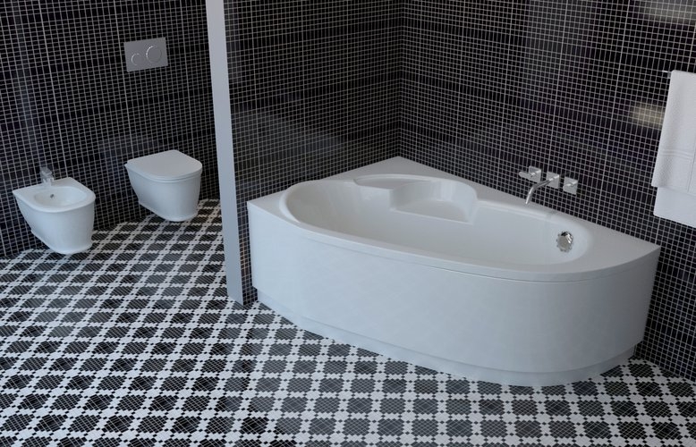 Ванна акриловая Lavinia Boho Bell Pro 160x105 с ножками 